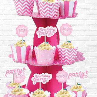 Kệ để bánh cupcake  3 tầng