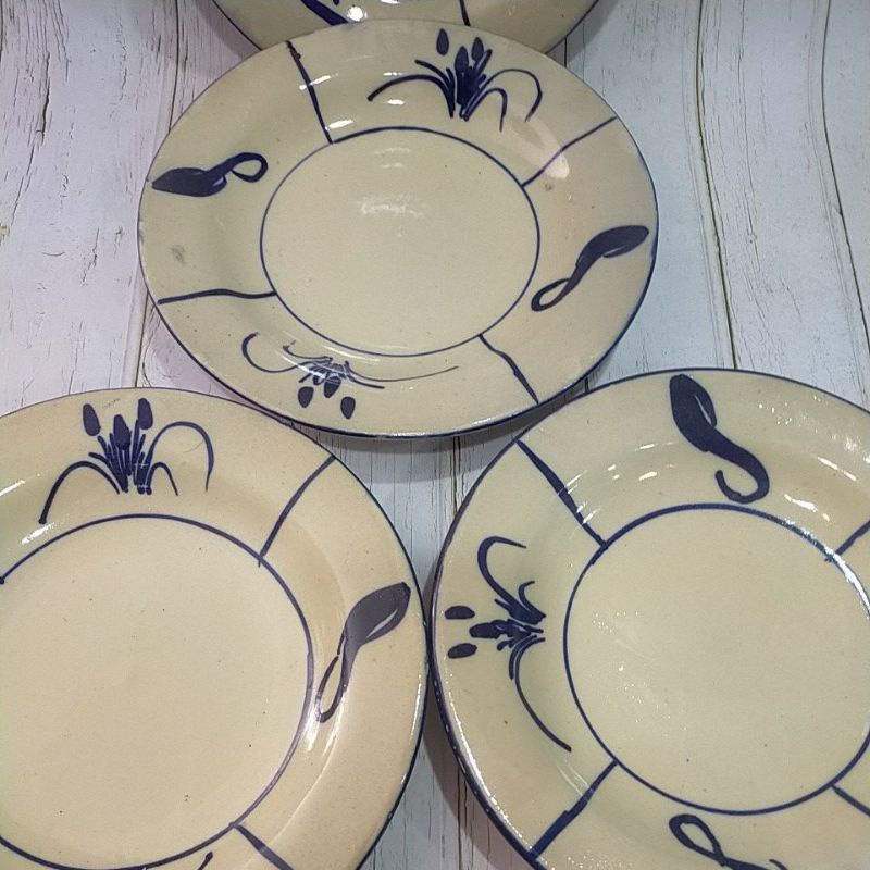 Dĩa Cua Lớn Mẫu Dày 20*3cm Hàng Đẹp Vẽ Tay