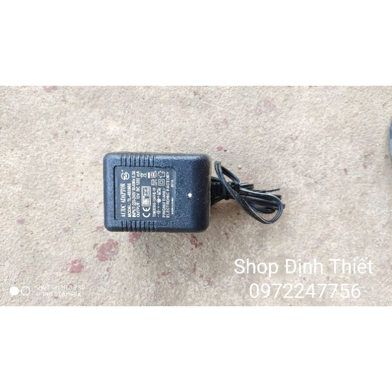 Sạc, nạp ác quy 12v tự ngắt khi đầy (sạc cơ, 3 chân) bình thuốc sâu,