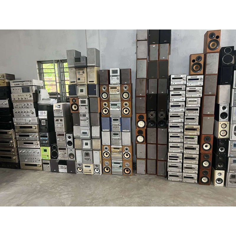 Cặp loa nghe nhạc mini Nhật thương hiệu Sony, Aiwa, Denon, Panasonic, Victor