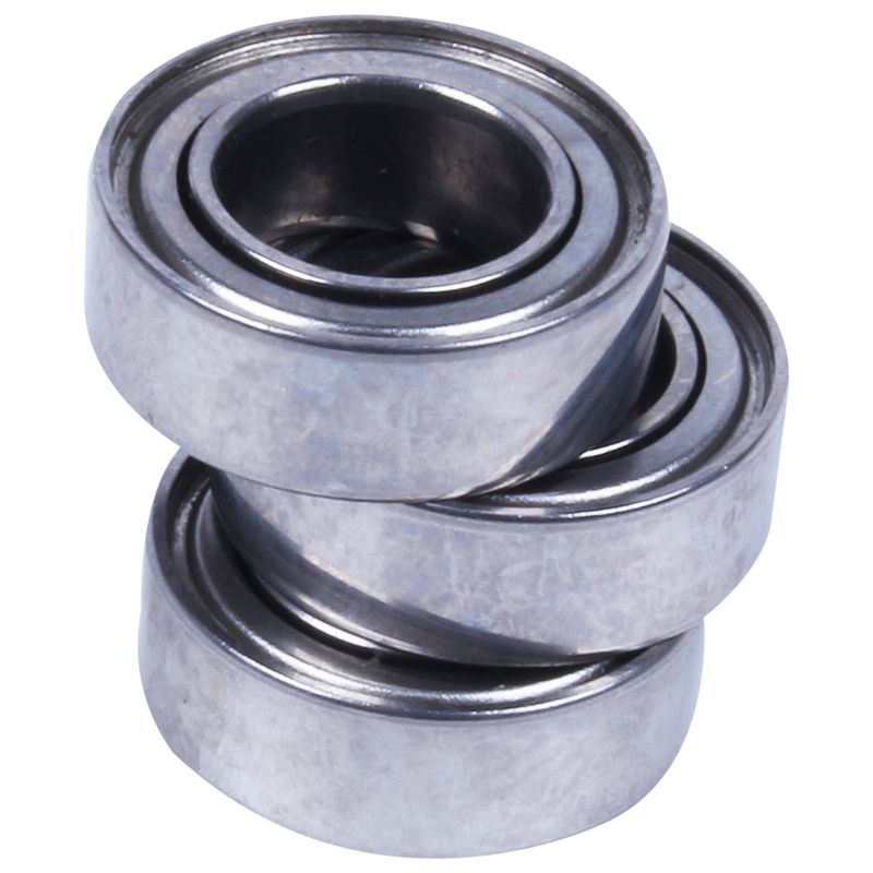 10 cái Vòng bi xuyên tâm bằng kim loại được bảo vệ bằng kim loại thu nhỏ Mô hình — MR95-ZZ 5x9x3Mm