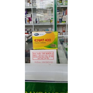 Viên uống Enat 400 - Bổ sung vitamin E, ngăn ngừa lão hoá da