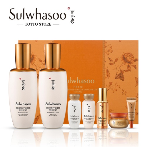 Bộ Dưỡng Nhân Sâm Sulwhasoo Concentrated Ginseng Perfecting Skincare Set (2 item) - Nhân sâm Sulwhasoo