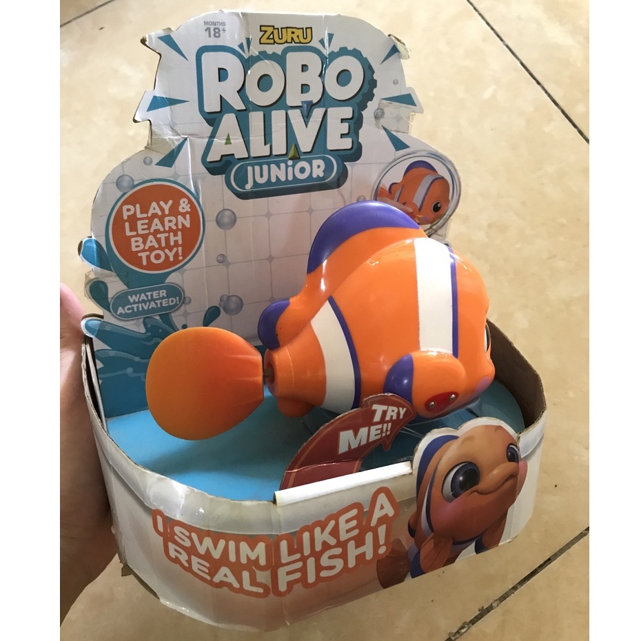 25253_ Cá robot thông minh tự bơi siêu bền chính hãng Zuru
