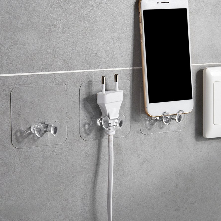 Móc Treo Phích Cắm Điện Dán Tường Tiện Dụng