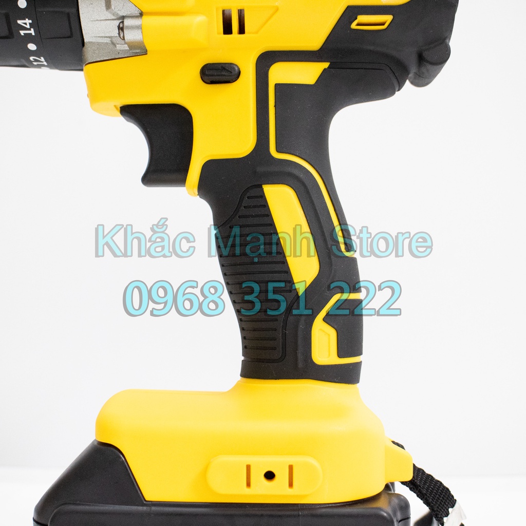 (Tặng Phụ Kiện) Máy Khoan Pin DeWalt Động Cơ 775, Đầu Cặp 13mm, Tặng Kèm Bộ Phụ Kiện