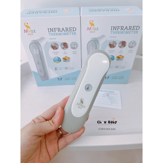 Nhiệt kế Hồng Ngoại thông minh Moaz bebe MB024