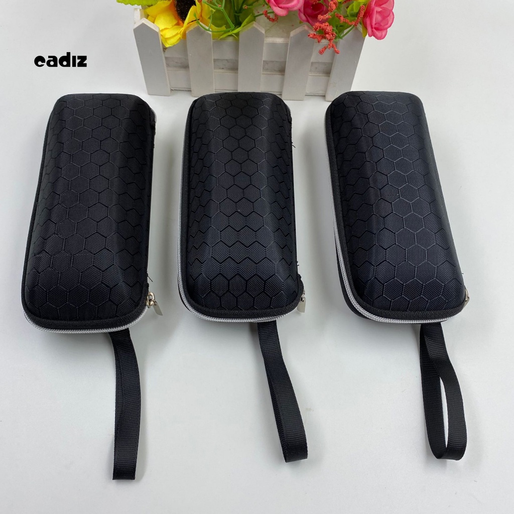 Hộp Đựng Mắt Kính Màu Đen Có Khóa Kéo Tiện Dụng