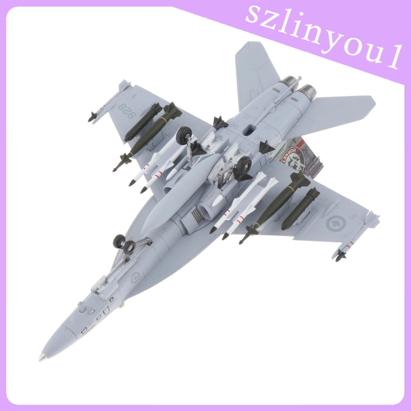 Mô Hình Máy Bay Chiến Đấu F / A-18 F18B Tỉ Lệ 1 / 100