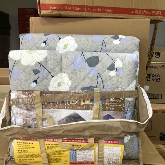 ⚡️Freeship⚡️ Chăn Đệm Điện Hàn Quốc Chính Hãng Kích Thước 1,35 x 1,8m