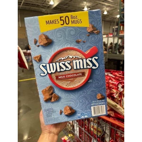 Bột Cacao Swiss miss hot cocoa mix milk chocolate 1.95kg