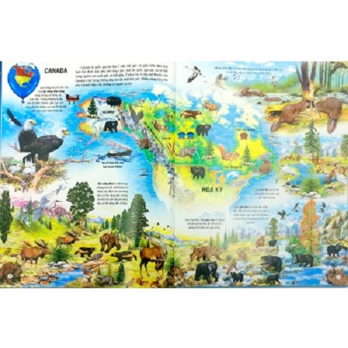 Sách - Atlas Môi Trường Sống Của Các Loài Động Vật