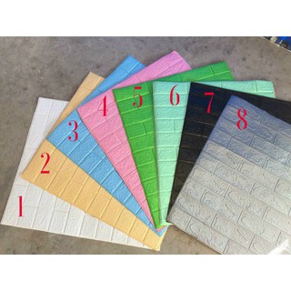 Com bo 40 tấm xốp dán tường giả gạch giá gốc