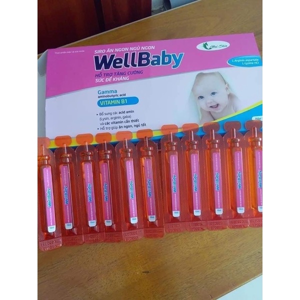 Siro Ăn Ngon Ngủ Ngon Wellbaby Hộp 20 Ống