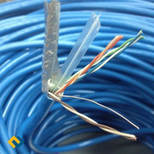 Hot  Dây cáp mạng LAN 8 lõi dây to bán theo mét cat5E/6E bấm sẵn 2 đầu  hàng chất lượng hàng công ty