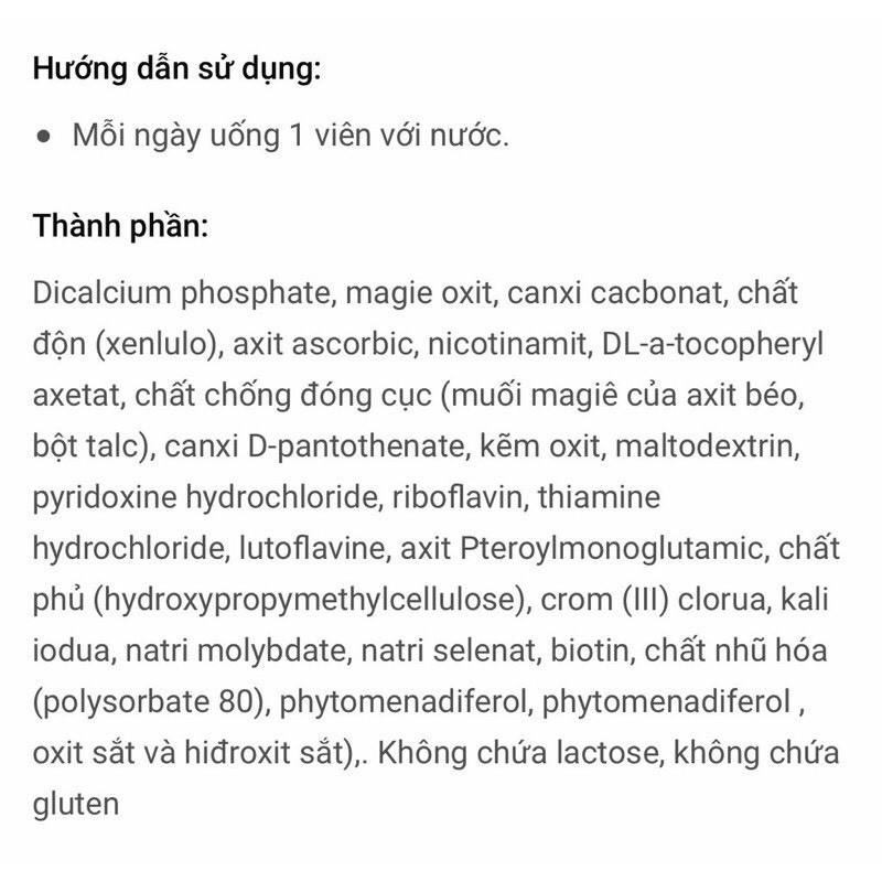 Viên uống vitamin tổng hợp cho người già Altapharma A-Z depot ab 50, 100 viên | Thế Giới Skin Care