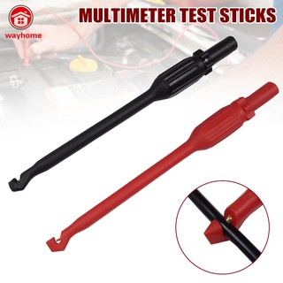 2 đầu dò thử điện dạng kẹp xỏ dây điện 4mm cho xe ô tô