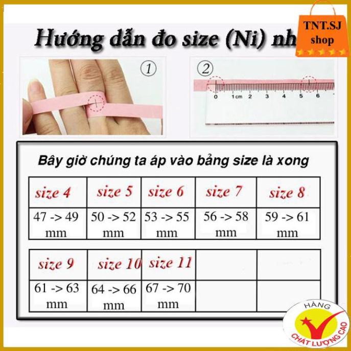 ( HÀNG ĐẸP) NHẪN TITAN ĐỒNG TIỀN KẾT HỢP CHUÔNG VÀNG HỒNG