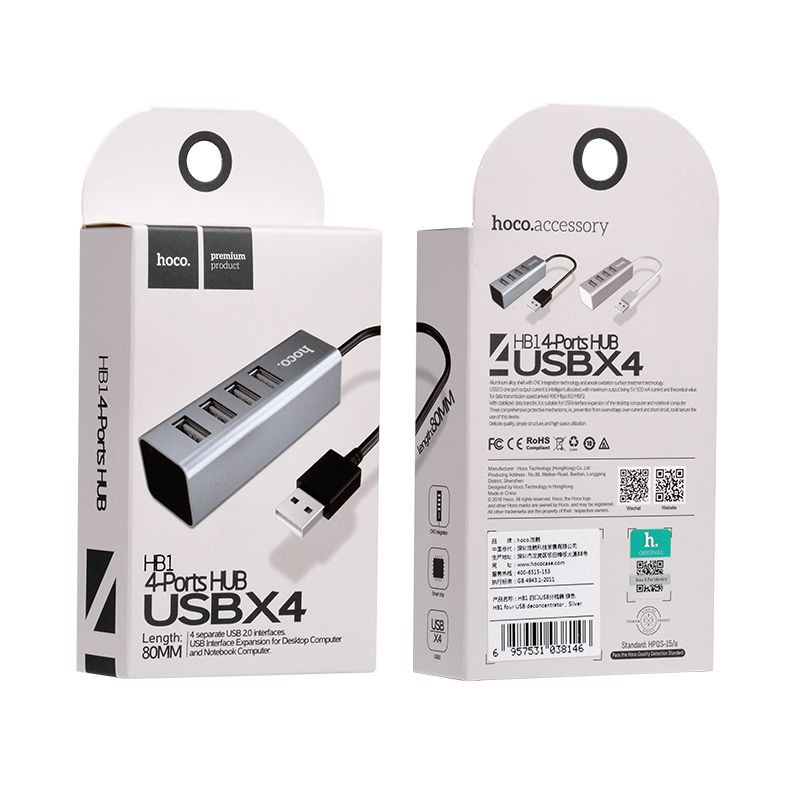 Chia USB 4 cổng Hoco HB1