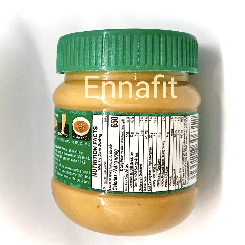 Bơ đậu phộng ăn kiêng- bơ lạc Golden Farm 170g