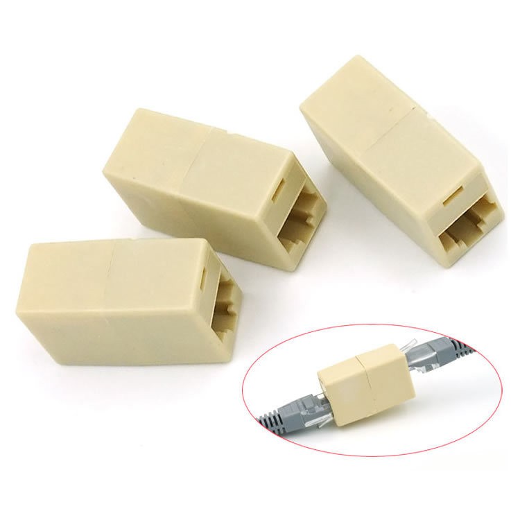 Đầu nối dây mạng 1-1 RJ45 1 ra 1 - Cầu nối mạng cáp quang