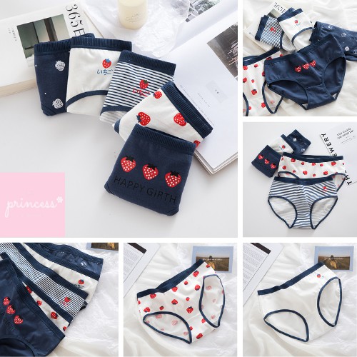 PRINCESS_ SET QUẦN LÓT NỮ COTTON KHÁNG KHUẨN IN HÌNH DỄ THƯƠNG | BigBuy360 - bigbuy360.vn
