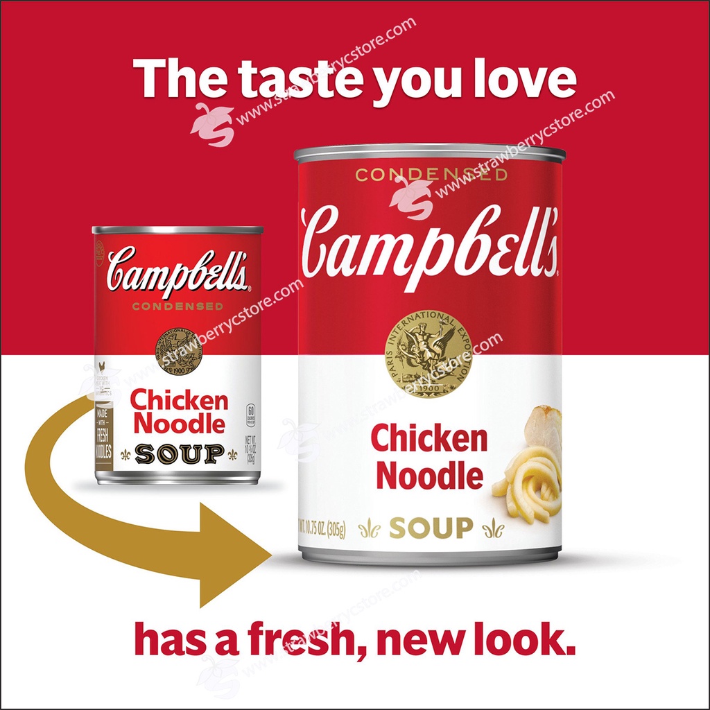 Súp Mì Gà Cô Đặc Campbell's Condensed Chicken Noodle Soup, Hộp 305g