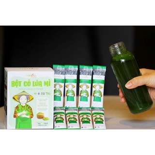 *FREE SHIP* Bột Cỏ Lúa Mì Hữu Cơ Sấy Lạnh DalaHouse Hộp 60gr