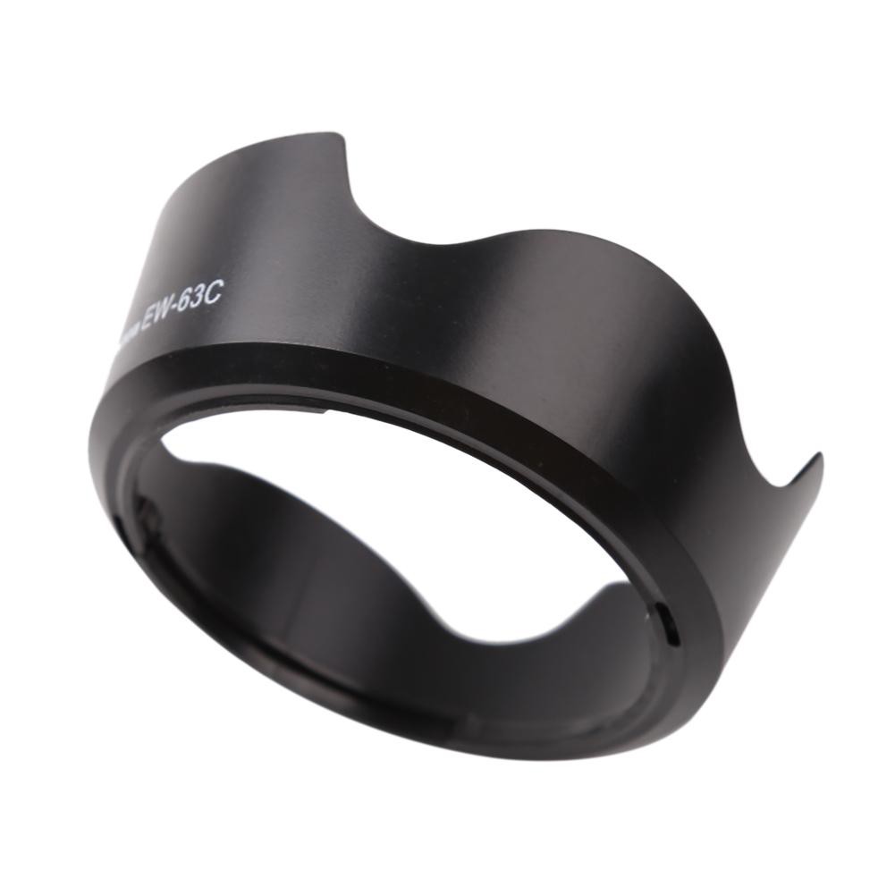Loa che nắng EW-63C hình hoa đầu gắn có ngạnh thích hợp cho máy ảnh Canon EF-S 18-55 STM EF-S 55-250 STM