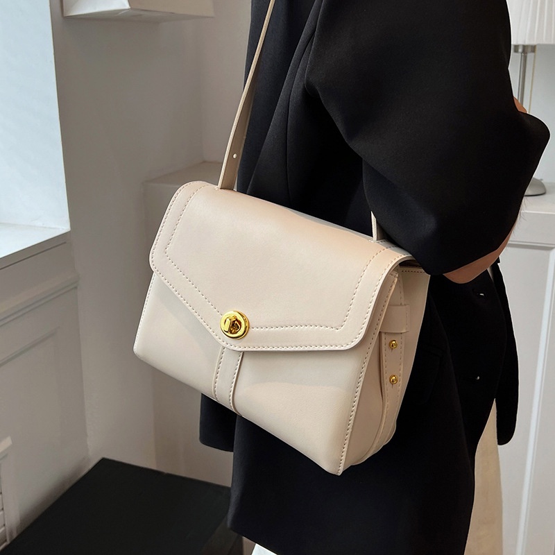 Túi Đeo Chéo Dáng Vuông Nhỏ Màu Tương Phản Chất Lượng Cao Thời Trang Cho Nữ