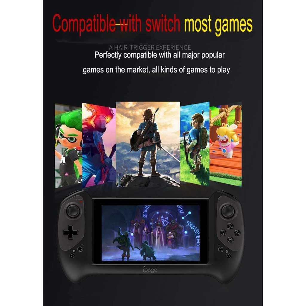 Tay cầm chơi game ipega PG-9163 N-Switch Gamepad Controller Handle Plug and Play for Nintendo NS
