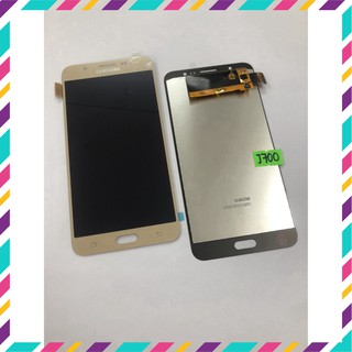 Màn hình điện thoại sasung j7 2015/j700 phản quang qx vàng