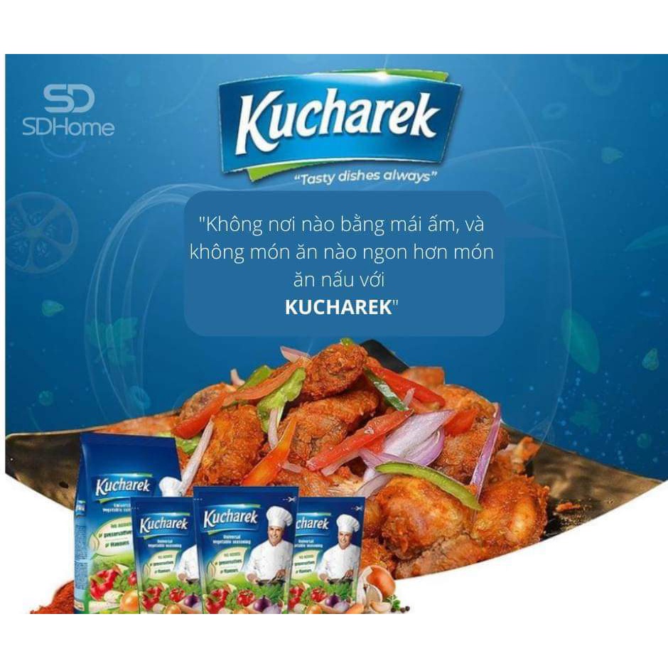 Hạt nêm hữu cơ KUCHAREK 100% từ rau củ quả. Hàng Đức