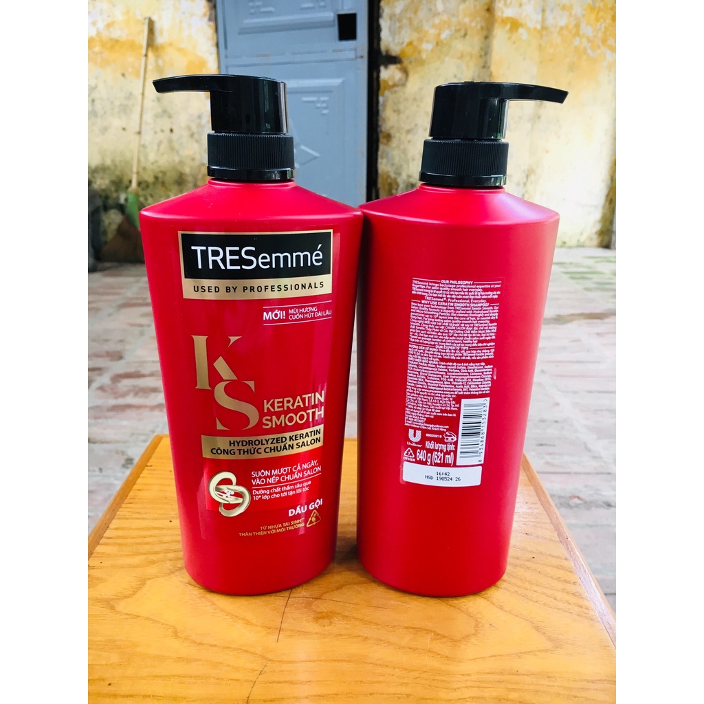 Dầu gội/ dầu xả Tresemmé Keratin Smooth 850g/640g/620g hàng chuẩn giá tốt