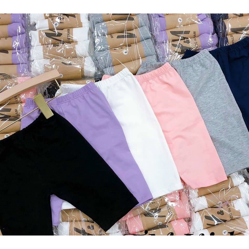 Quầng legging ngố bé gái cotton 4 chiều 8-40kg XHN533