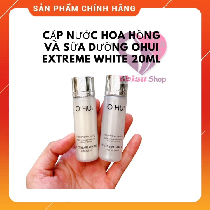 Cặp Hoa Hồng Sữa Dưỡng Extreme White 20ml