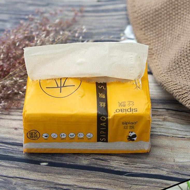 Giấy Ăn Gấu Trúc Sipiao Cao Cấp Siêu Dai và Mềm Mại, Giấy Ăn Gấu Trúc Sipiao Bịch 300 Tờ Giá Siêu Rẻ