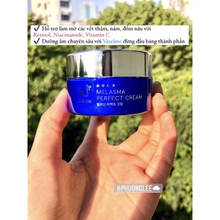 KEM DƯỠNG ẨM HỖ TRỢ LÀM MỜ VẾT NÁM SÁNG DA VỚI RETINOL 0.3% MELASMA PERFECT CREAM SOOJIN VIỆT NAM