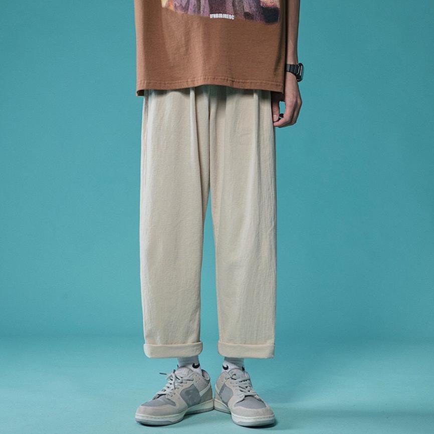 Quần baggy nam nữFREESHIPQuần baggy Nam nữ, ống rộng siêu dễ chịu-Bốn màu Đen Be Ghi Hồng 3 Size M L XL