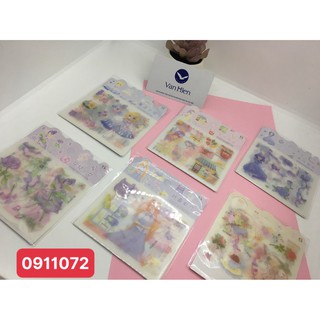 Sticker Nhãn Dán Trang Trí Anime Nhiều Mẫu 4 tờ/túi