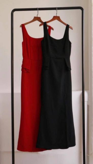 Đầm tiệc đỏ maxi HOBB