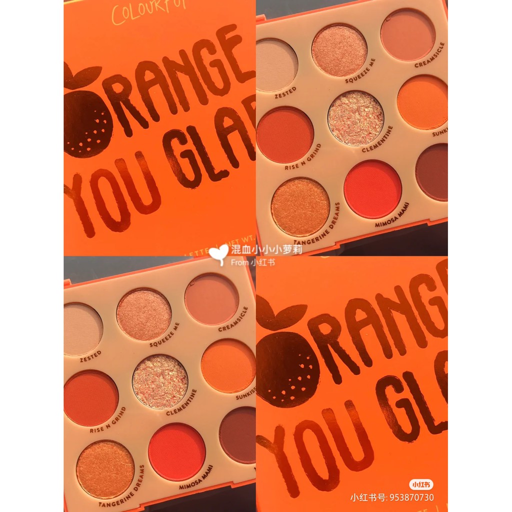 Bảng mắt Colourpop Orange you glad