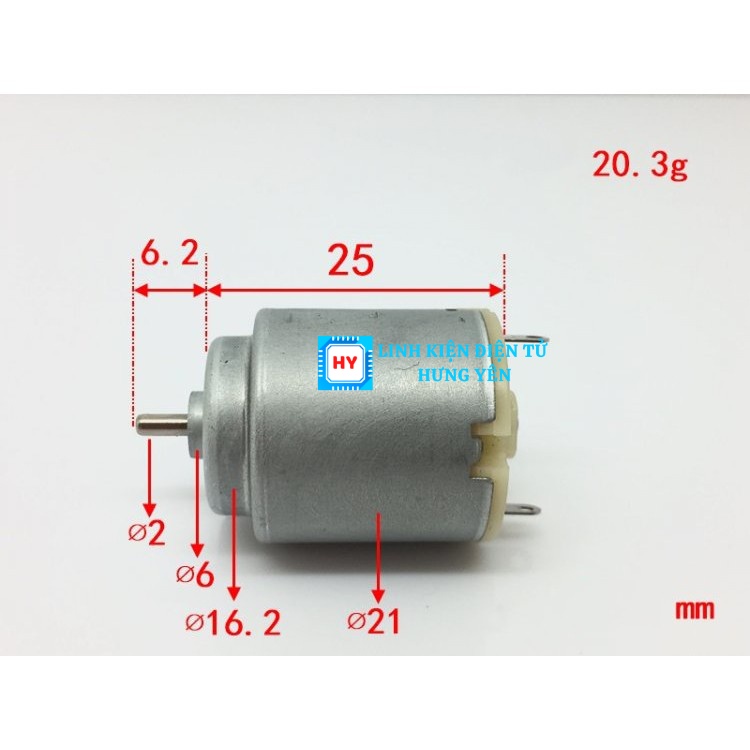 Động cơ DC 140 Mini Tốc Độ Cao 3-5V