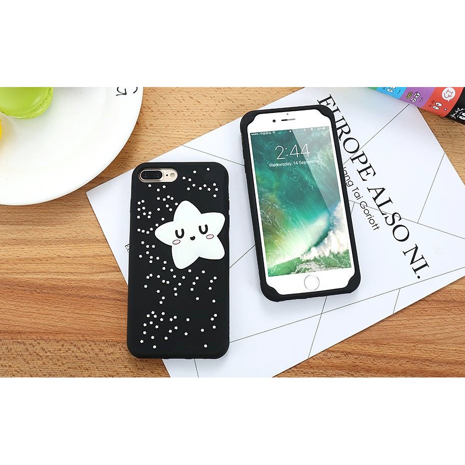 Ốp Lưng Tpu Mềm Ngôi Sao 3d Dạ Quang Độc Đáo Cho Iphone 6 / 6s, 6 Plus / 6s Plus, 7