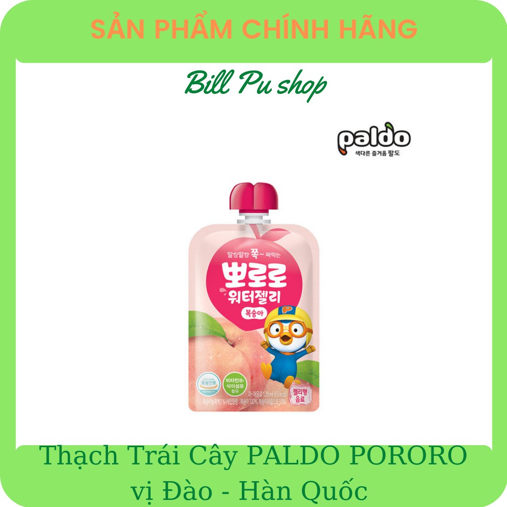 Thạch Trái Cây PALDO PORORO 120ml đủ vị cho bé - HÀN QUỐC