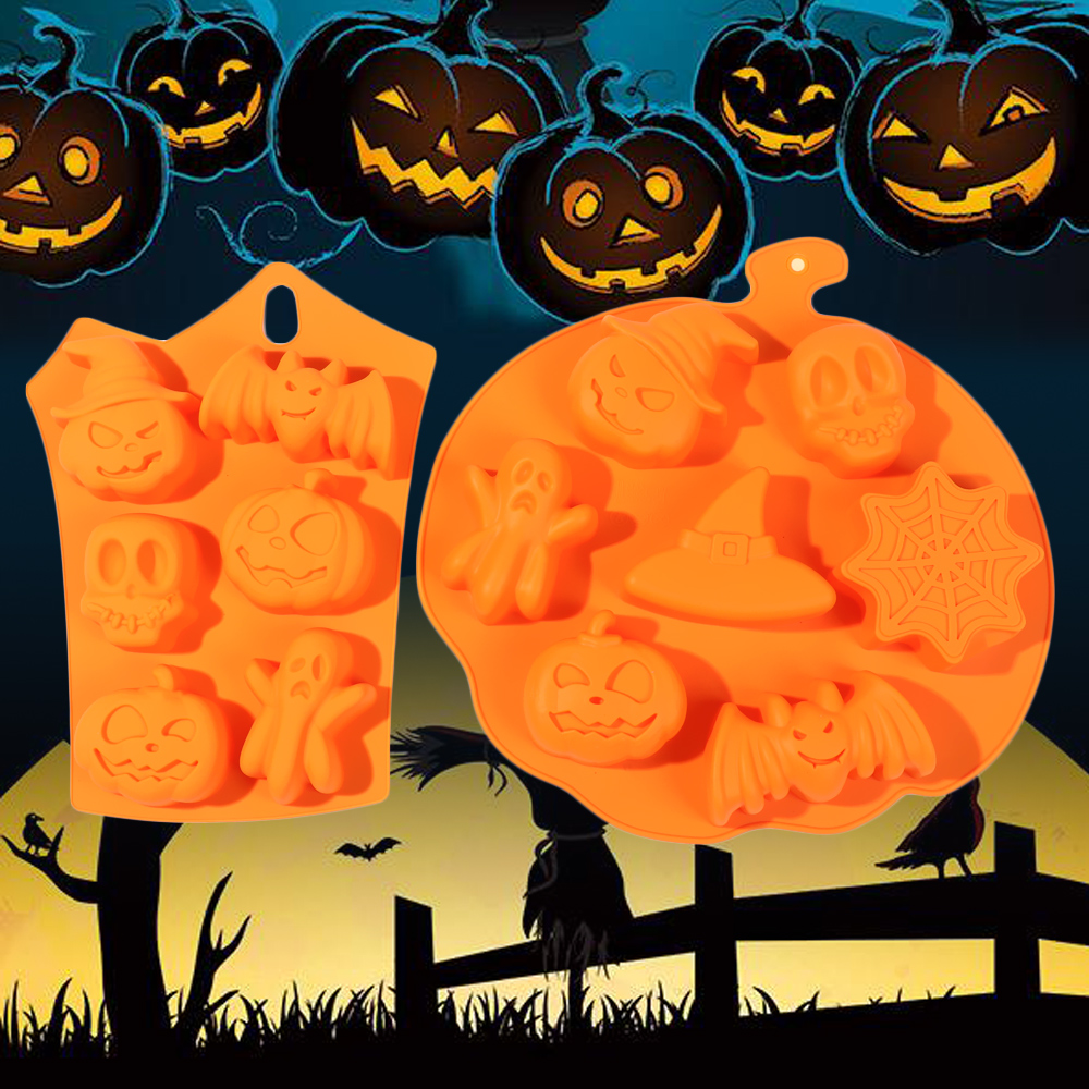 Khuôn silicon làm bánh halloween độc đáo lạ mắt