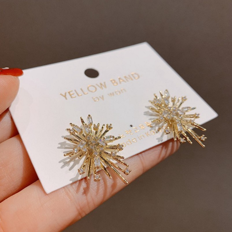 Bông Tai Hình Pháo Hoa Phong Cách Hàn Quốc 💕 Khuyên tai 💕 Trang sức