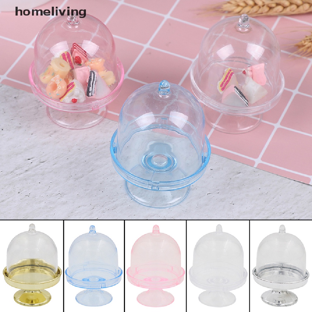 Homeliving Mô Hình Hũ Đựng Đồ Ăn Tráng Miệng Trang Trí Nhà Búp Bê Tỉ Lệ 1 / 12