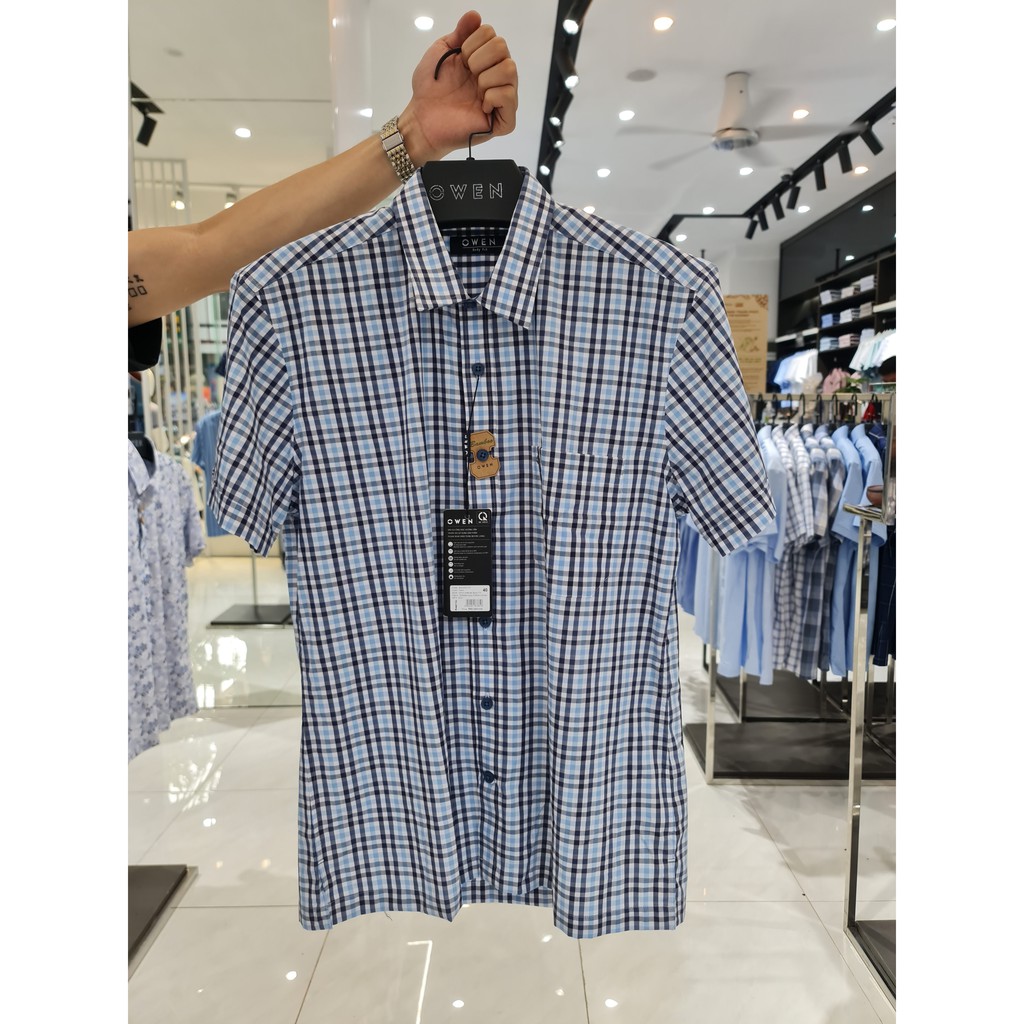 OWEN - (FREESHIP) Áo sơ mi cộc tay sợi Tre - Mã BA22557NT - OWEN Flagship Store