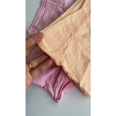 Quần mặc váy bầu cạp chéo Chất Cotton Mát Mẻ